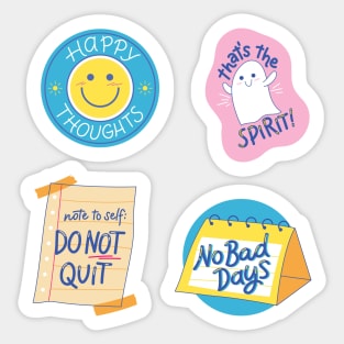 Motivational Positive Sayings Sticker